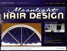 Tablet Screenshot of moonlighthairdesign.com